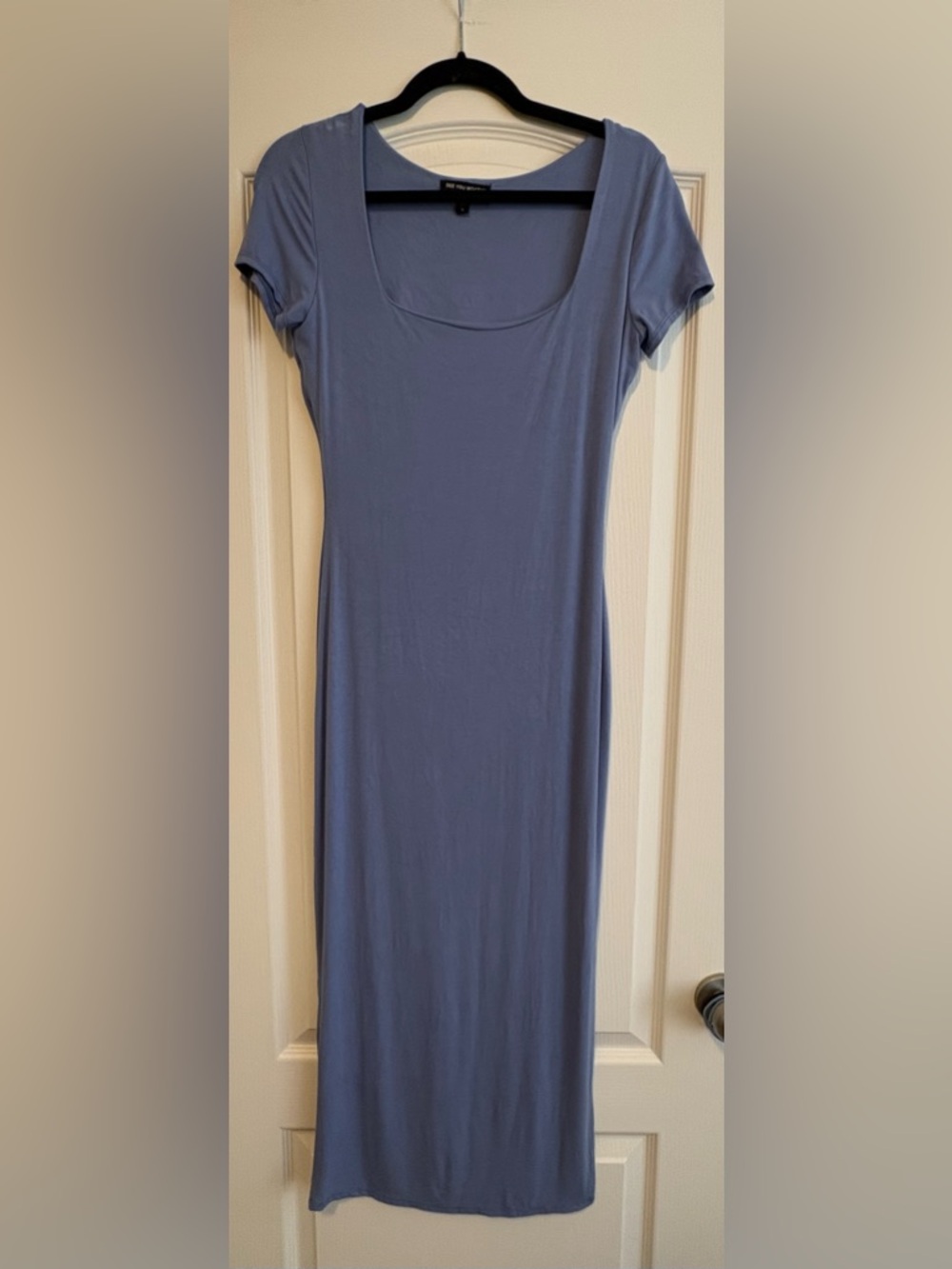 Women’s Scoop Neck Maxi Dress - Dusty Blue